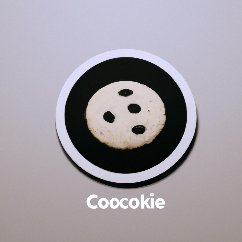 Icono de consentimiento de cookies minimalista (imagen generada)